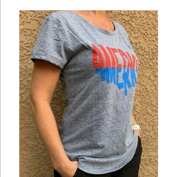 State of Mine Womens America GraphicT-Shirt Size:M - Picture 1 of 7